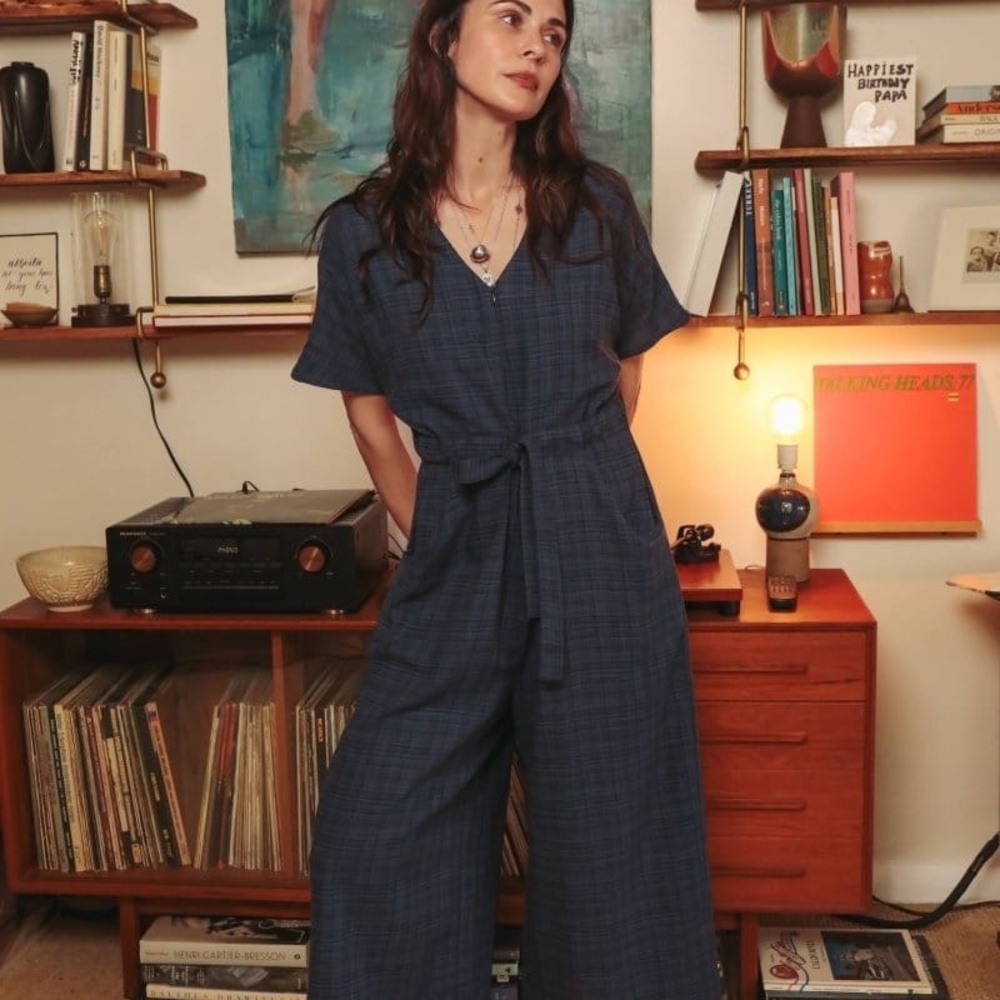Oddbird Co. Divane XL Jumpsuit Blue